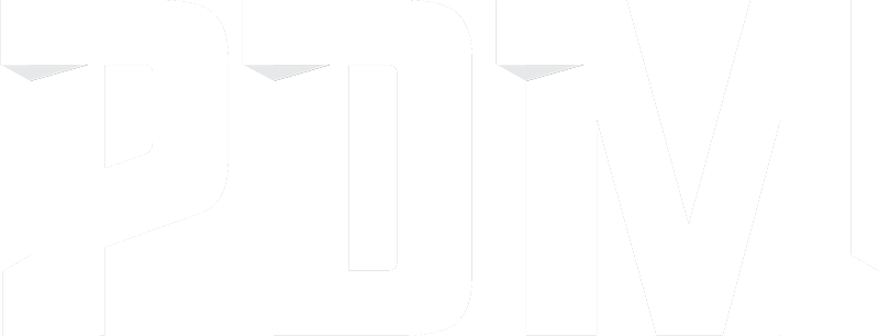 PDM White logo