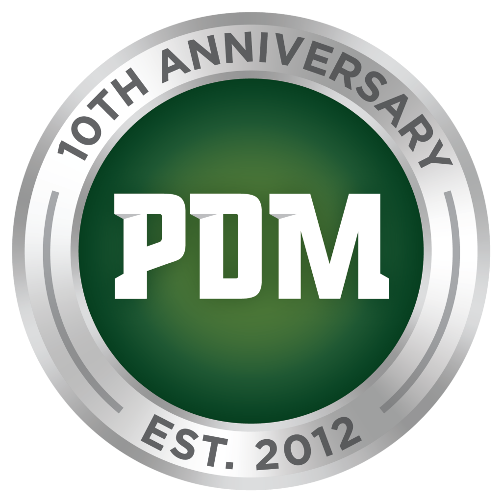 PDM Anniversary logo
